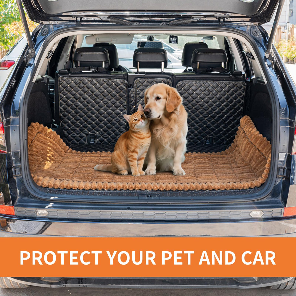 MDSASFD back-seat dog bed soft fabric padding cushions your pet on long trips