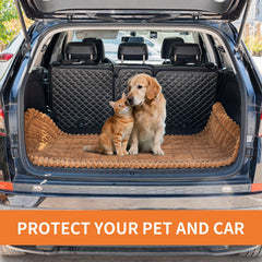 MDSASFD back-seat dog bed soft fabric padding cushions your pet on long trips