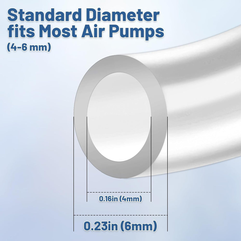 MDYPUINO tubing with 6mm outer diameter for compatible air pumps