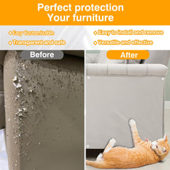 mdzysj cat scratch protector with pins keeps protection secure on busy corners