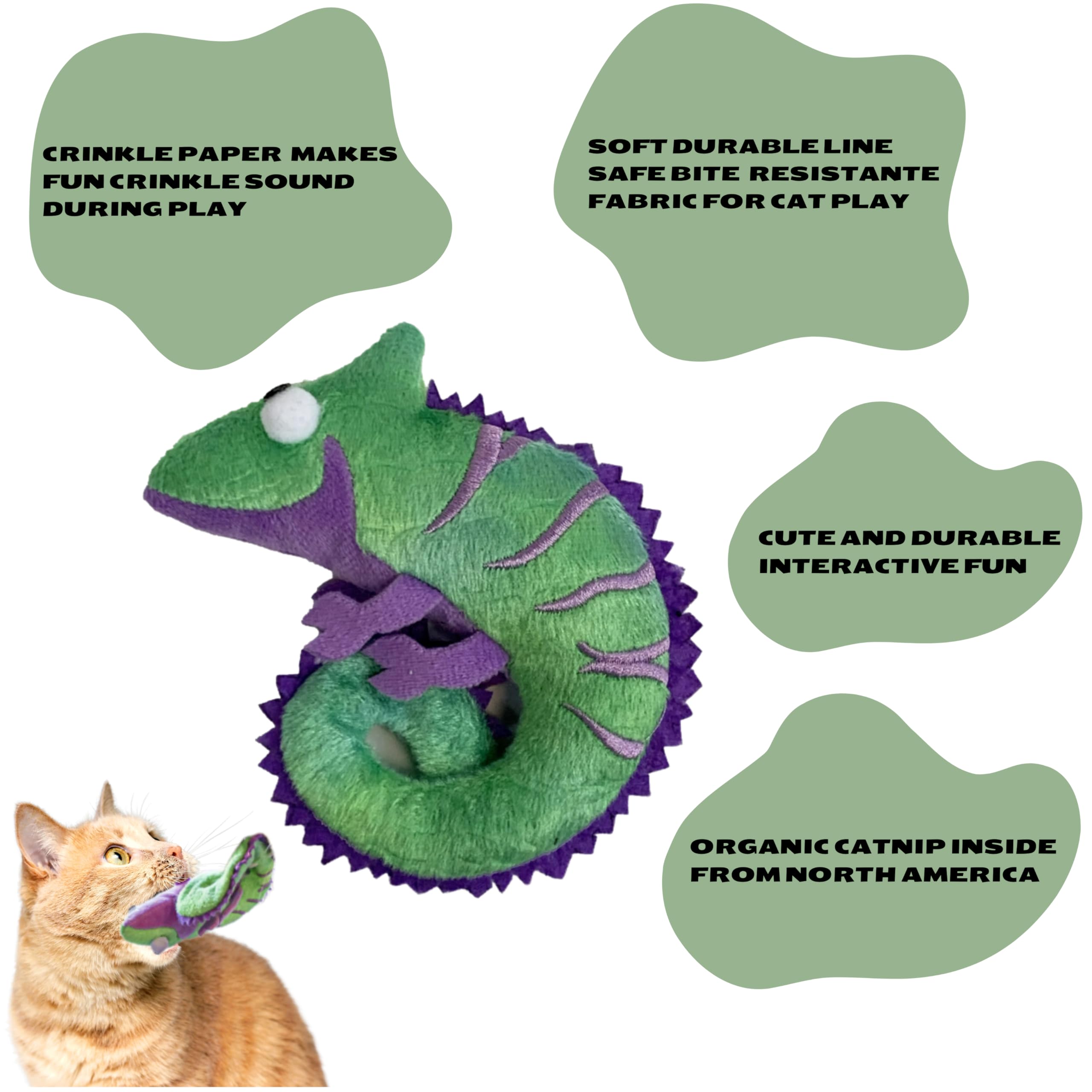 ME GUSTA PET Catnip Toy Kitten Teething for satisfying chewing instincts