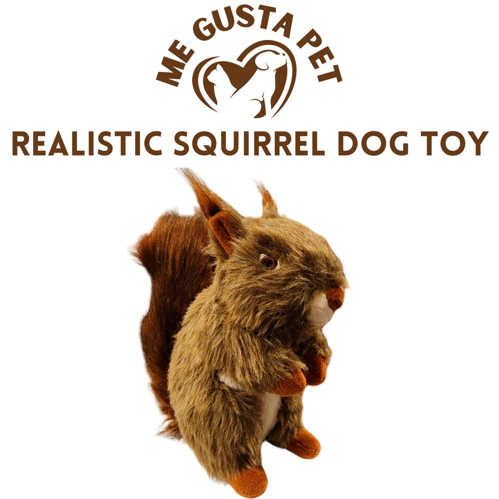 ME GUSTA SHOP Squirrel Dog Toy indoor tug play supports active games.