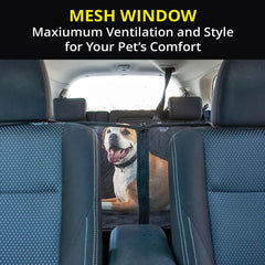 Meadowlark dog seat cover full-coverage backseat shields hair and spills