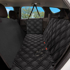 Meadowlark Dog Seat Cover non-slip backing prevents sliding on trips.