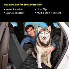 Meadowlark dog seat cover waterproof Oxford fabric guards interior from mud