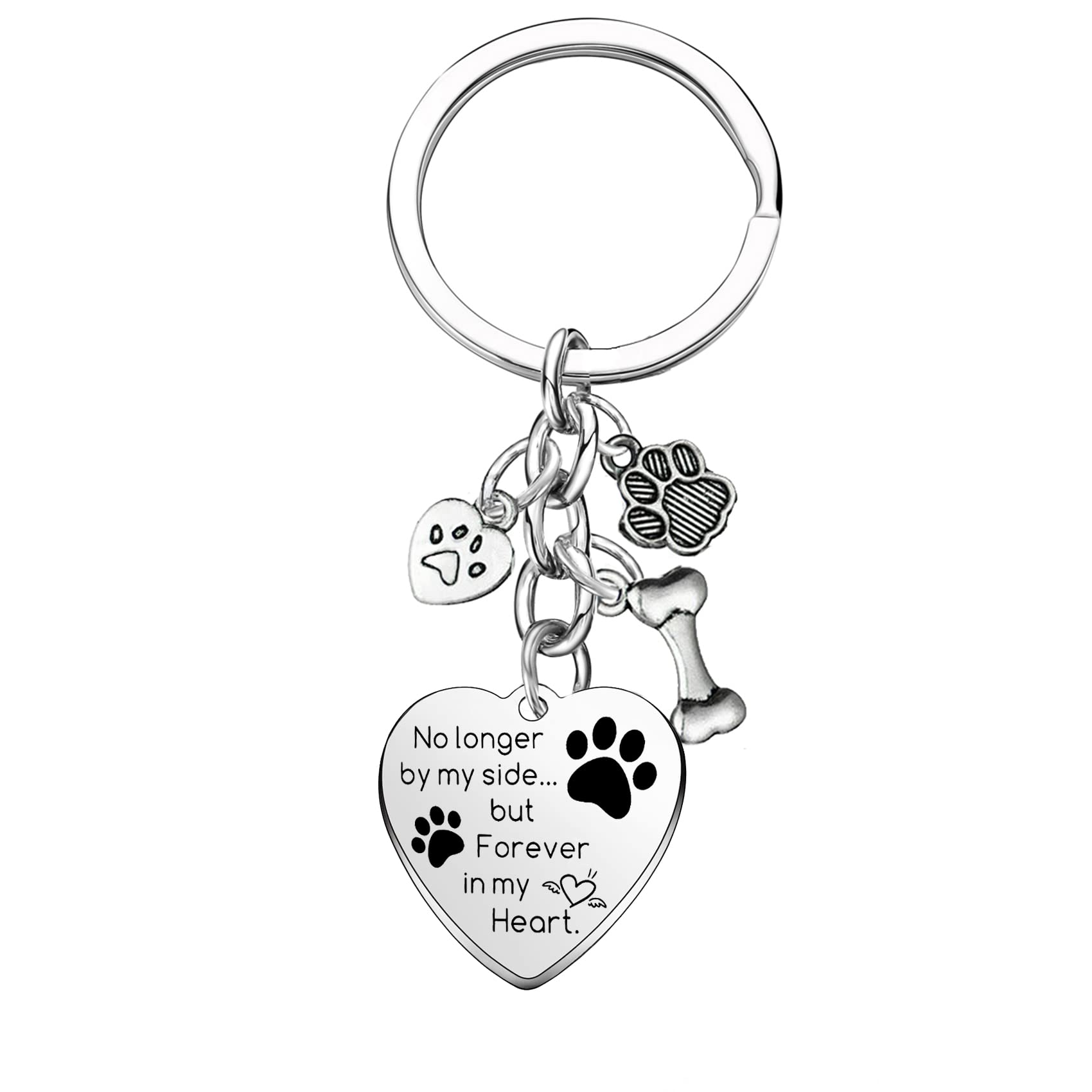 Mebvdebe dog memorial keychain closeup showing durable finish for lasting memory
