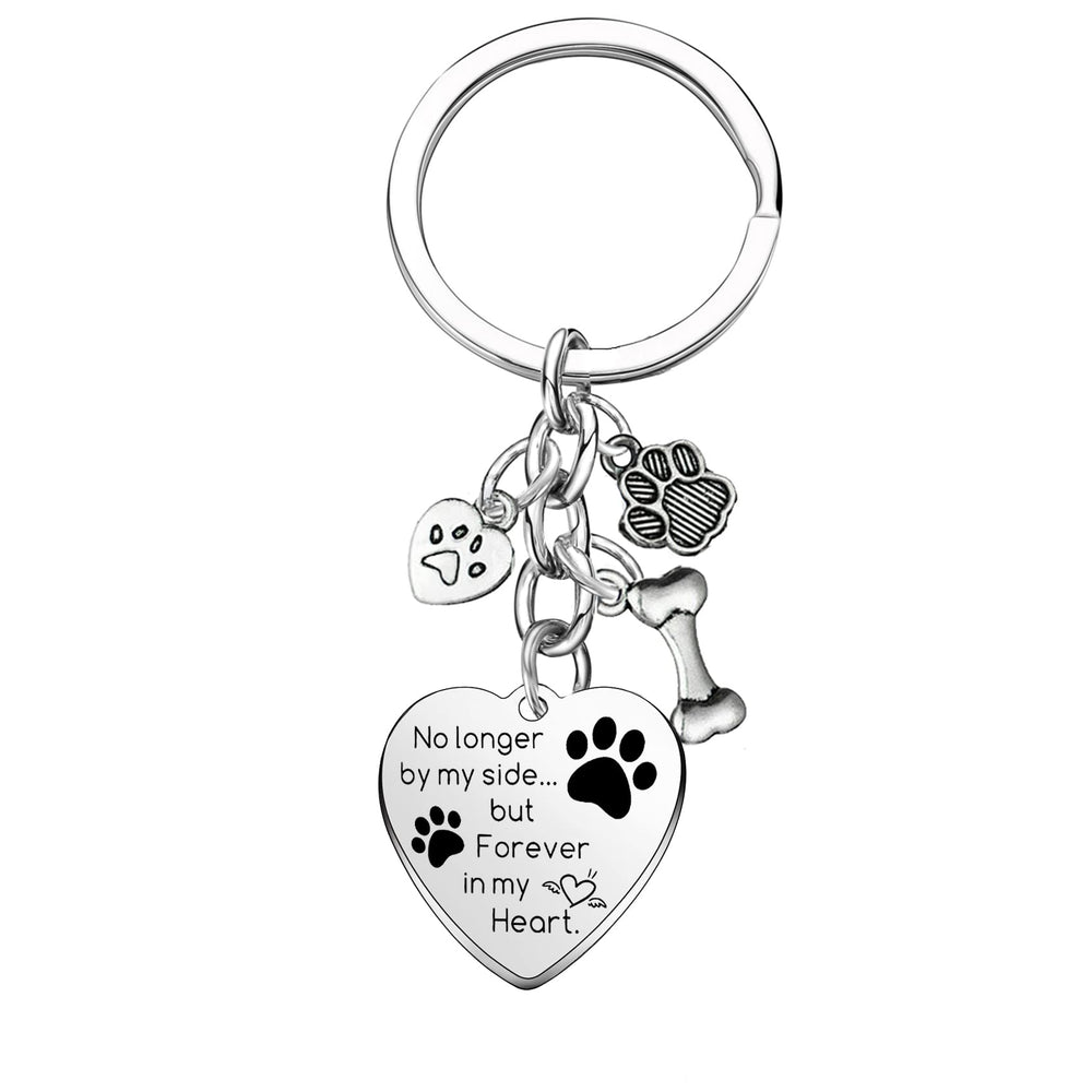 Mebvdebe dog memorial keychain closeup showing durable finish for lasting memory