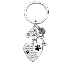 Mebvdebe dog memorial keychain closeup showing durable finish for lasting memory