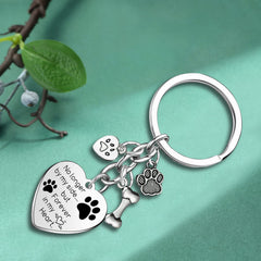 Mebvdebe dog memorial keychain velvet pouch ready gift packaging for gifting sentiment