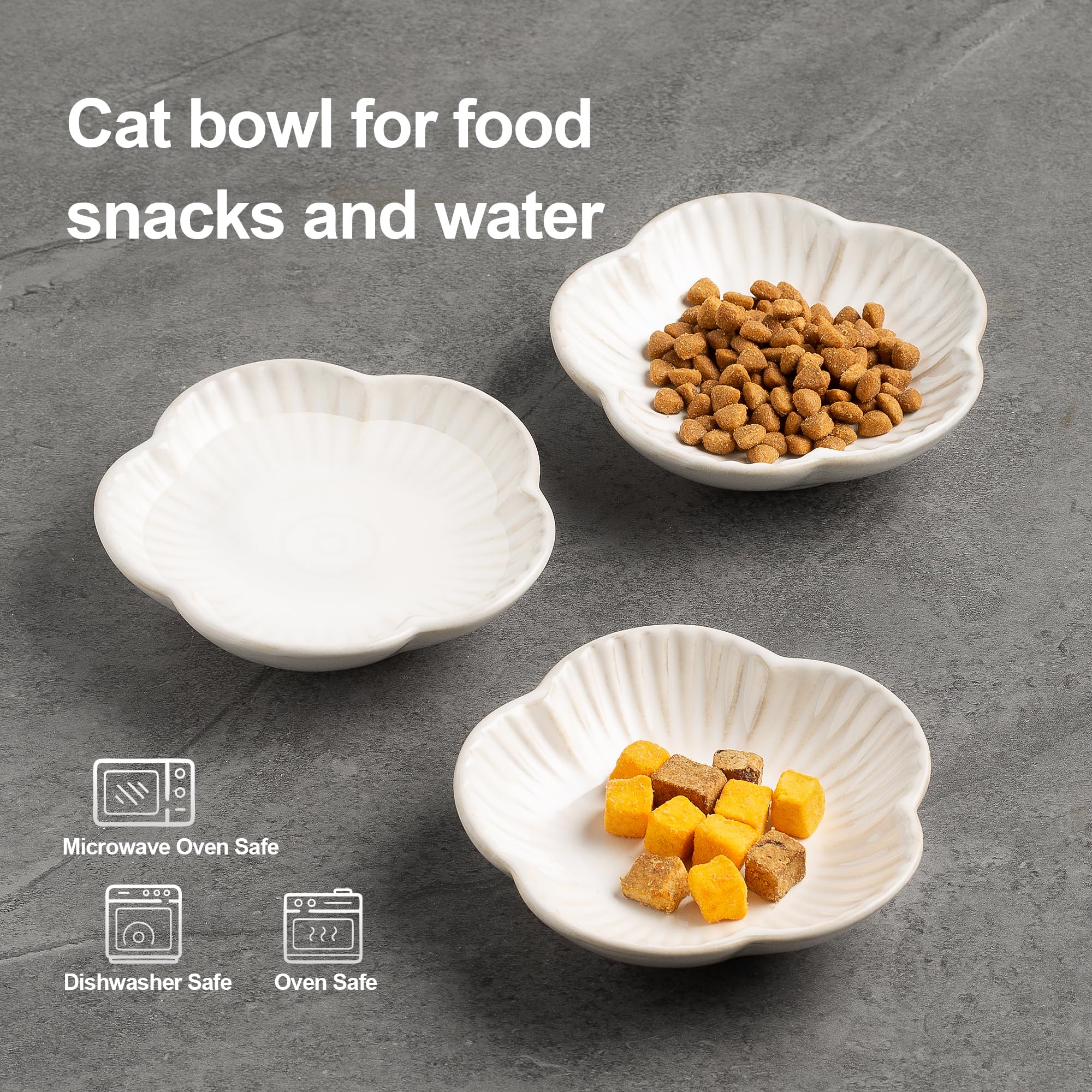 Mecaikru easy-clean ceramic bowls image emphasizes simple maintenance after meals.