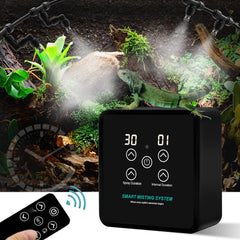 MECESOR Automatic Mister Timer setup enables precise spray control for terrariums.