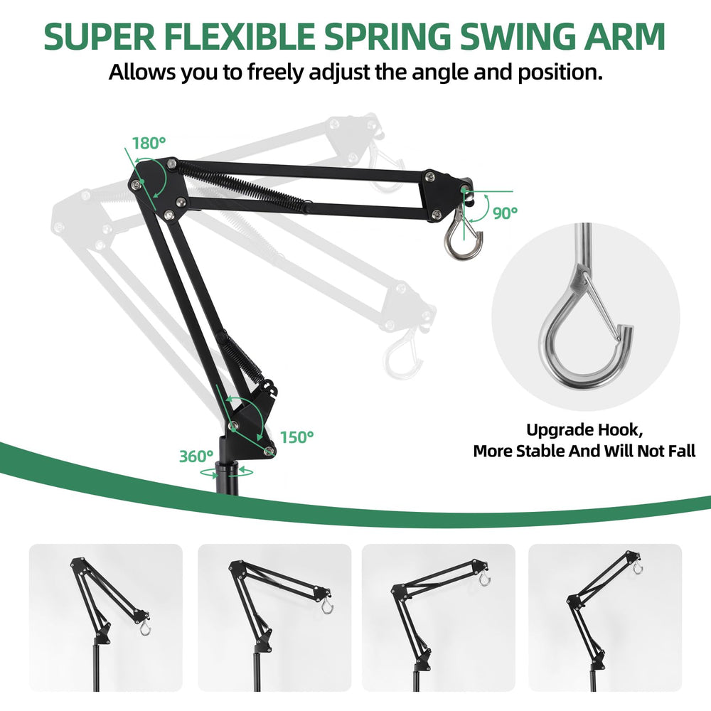 MECESOR Reptile Lamp Stand tool-free assembly saves setup time