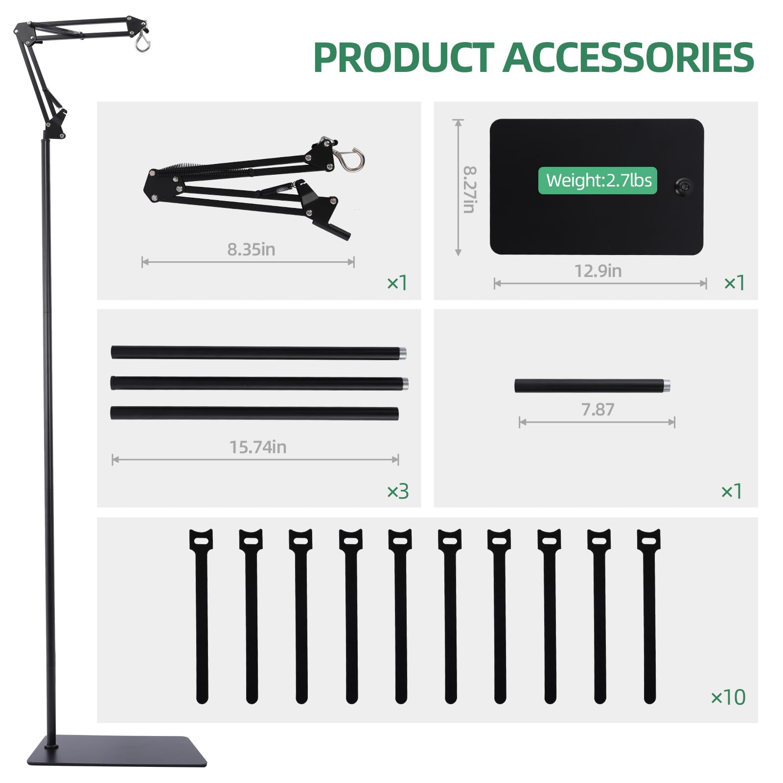 MECESOR Reptile Lamp Stand use cases show versatile habitat lighting