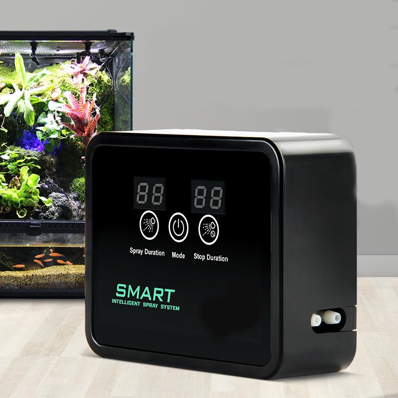 MECESOR reptile misting system can also water plants and support greenhouse scenes.