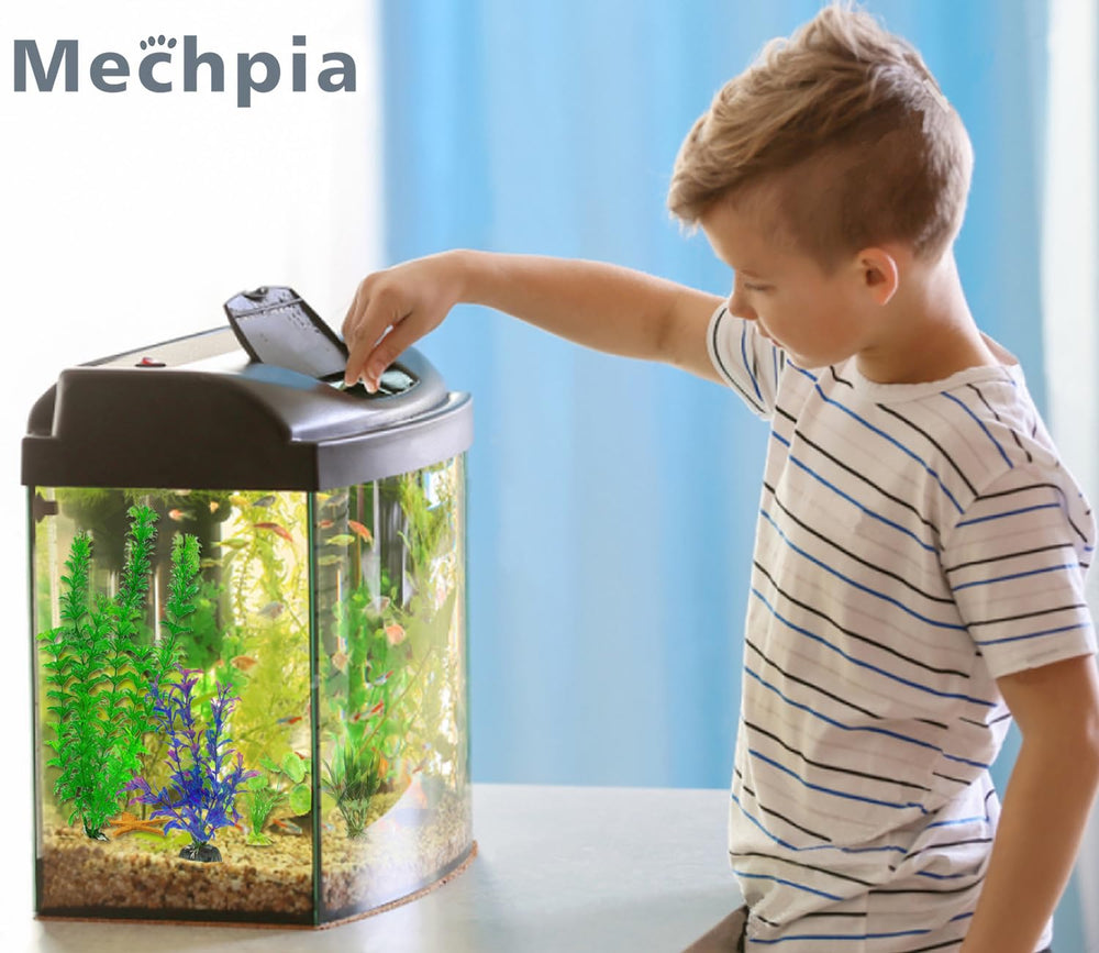 Mechpia rockery with hidden cave enhances natural underwater landscape