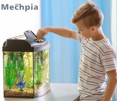 Mechpia rockery with hidden cave enhances natural underwater landscape