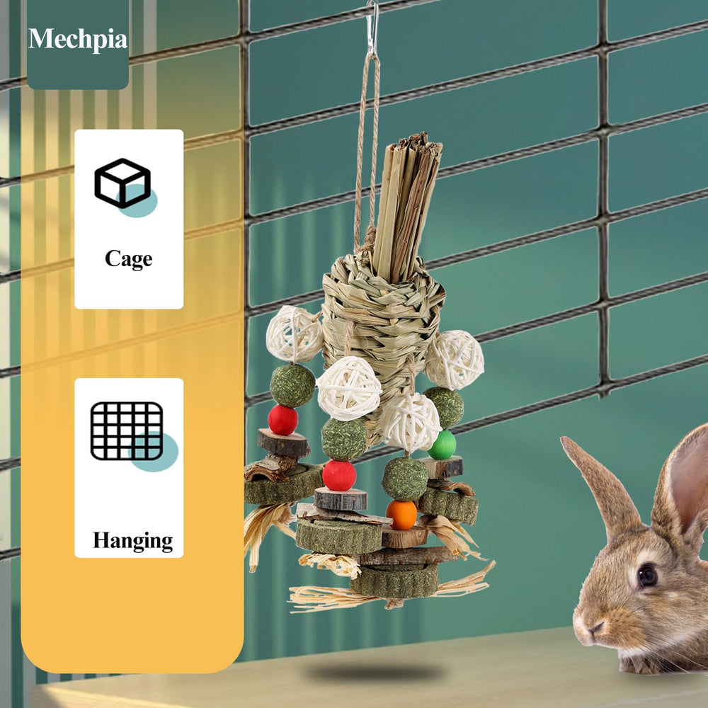 Mechpia Bunny Chew Toy promotes teeth health through durable nibbling and play
