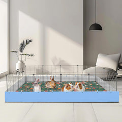 Mechpia guinea pig cage liner waterproof layer emphasizes leak protection and easy cleanup.