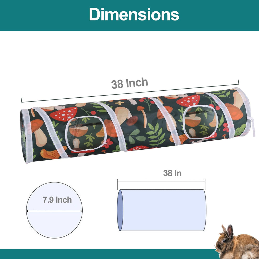 Mechpia rolled tunnel storage keeps play space neat when not in use