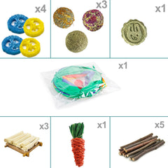 Mechpia rabbit-foraging kit demonstrates a mobile foraging game or puzzle.