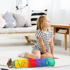 Mechpia foraging toy inside the tunnel sparks curiosity and problem-solving