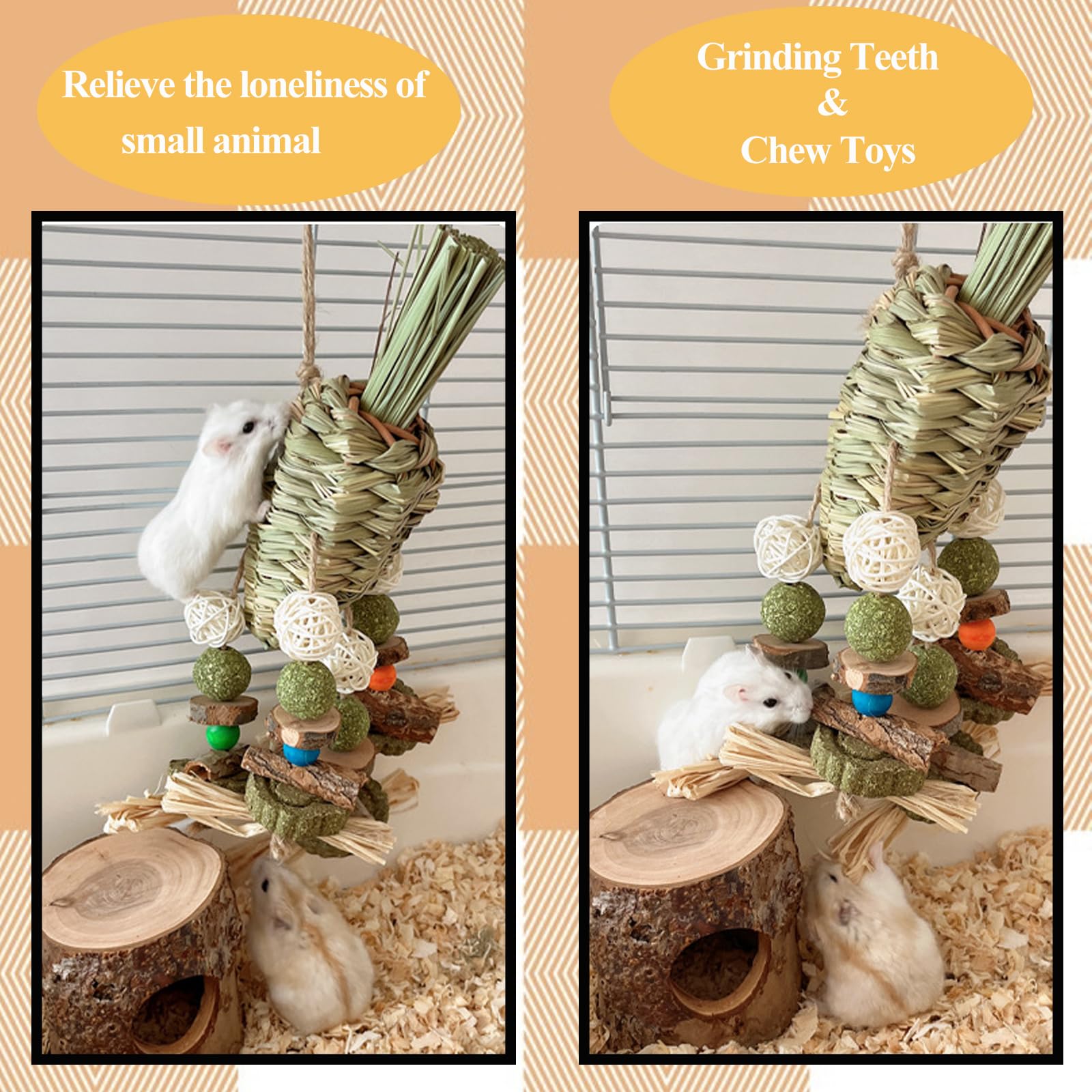Mechpia Rabbit Toy for-rodents supports enrichment and interactive play