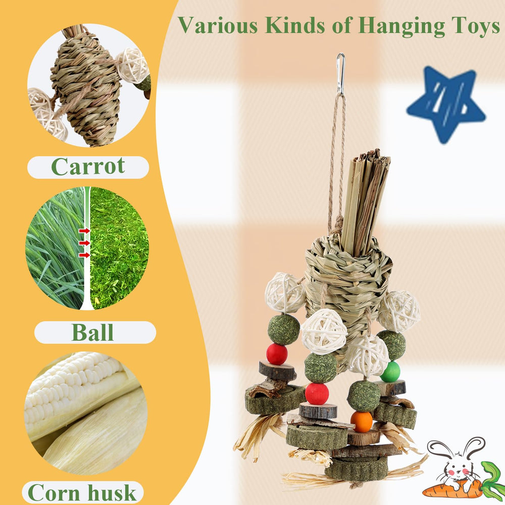 Mechpia Rabbit Toy hanging-foraging encourages activity and bonding