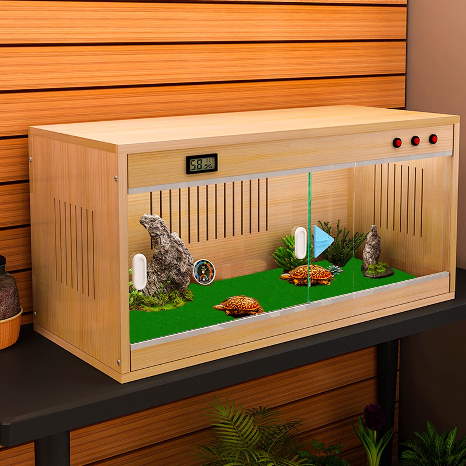 Mechpia reptile carpet soft texture cushions reptiles on the substrate