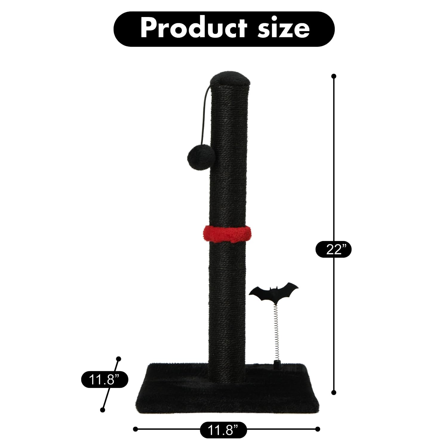 MECOOL scratching post plush details blend with modern decor