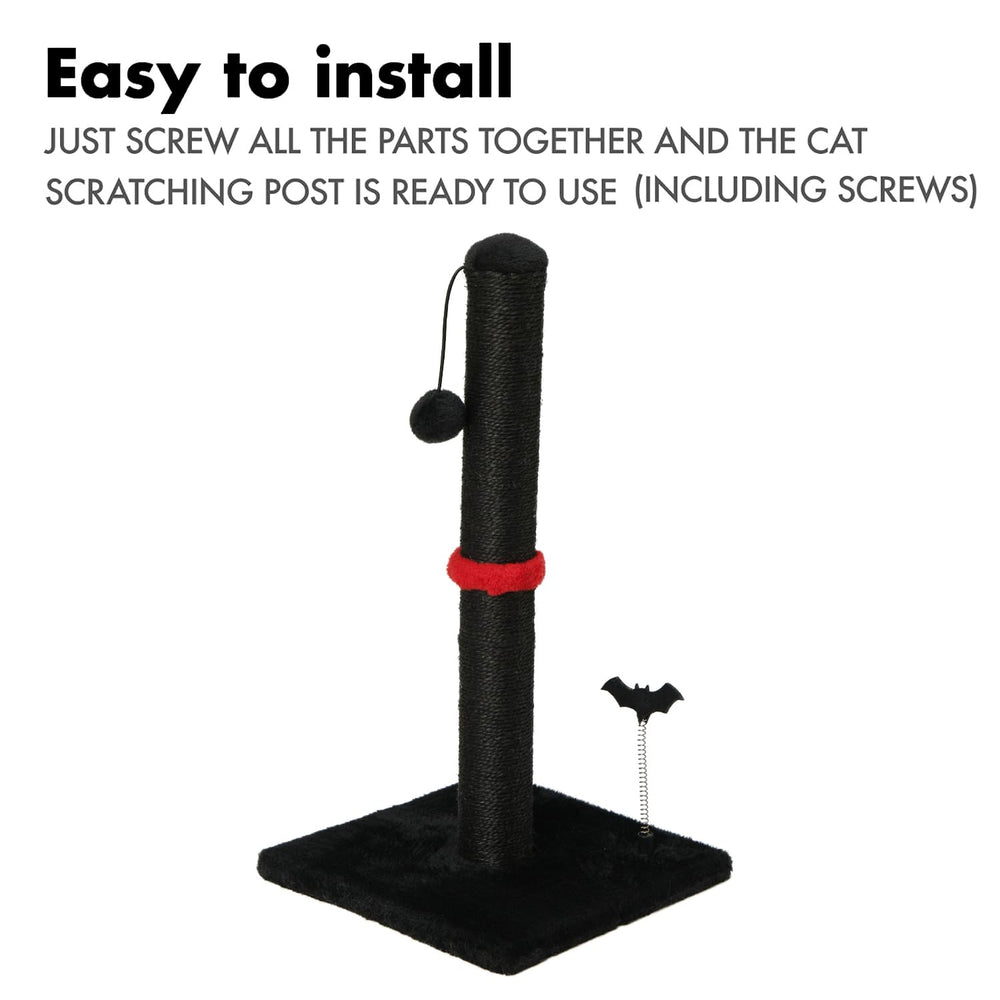 MECOOL cat scratching post with stable weighted base