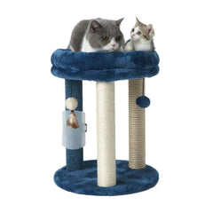 MECOOL cat-scratching-post-tree with sisal posts for clawing and play