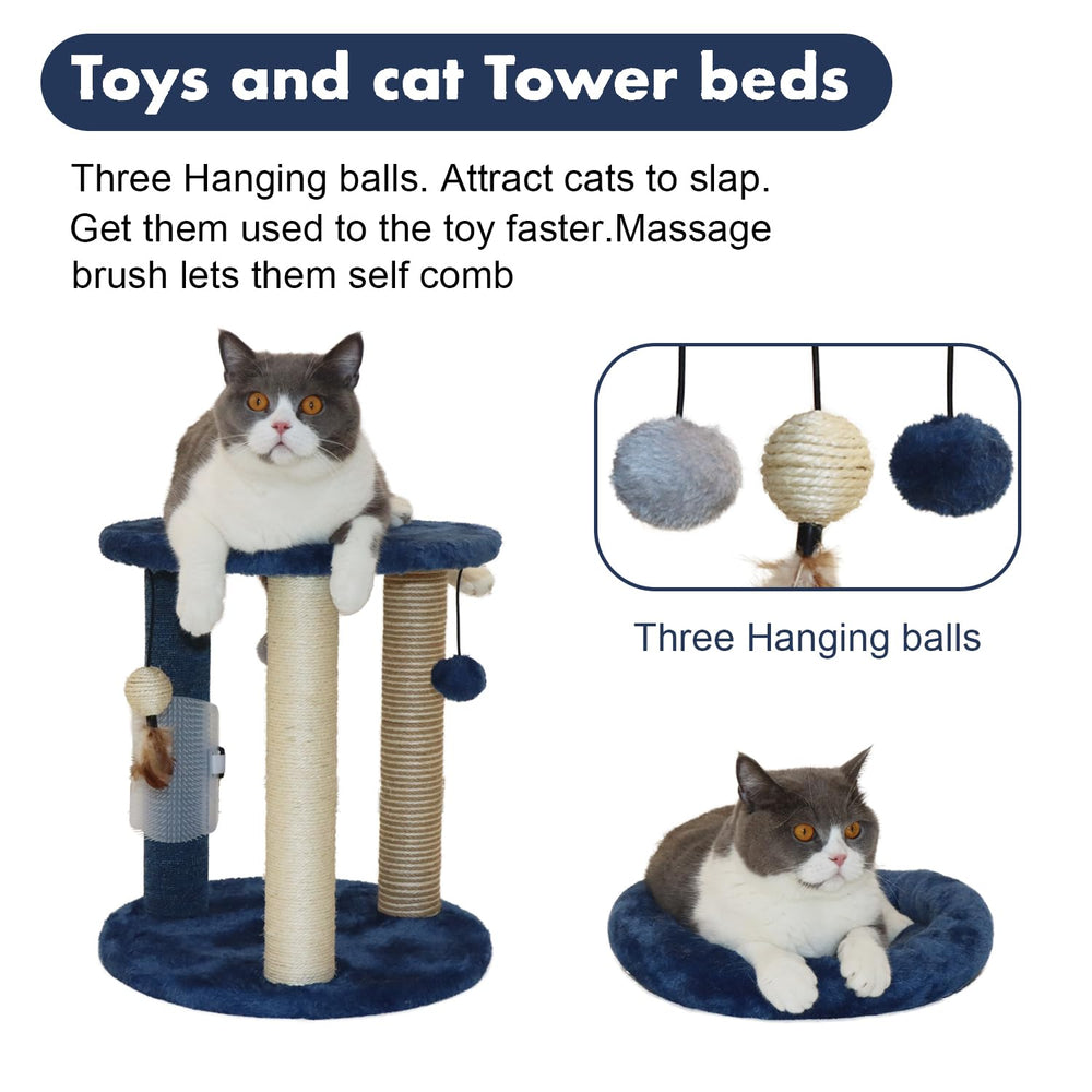 MECOOL cat-tree sturdy base ensures solid stability