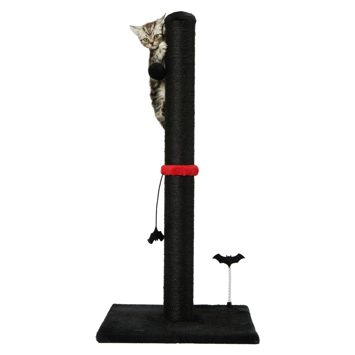 MECOOL cat sisal vertical post close-up showing durable scratching surface