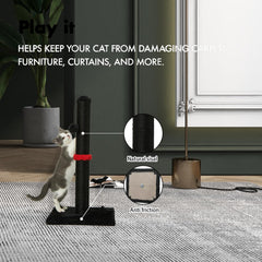 MECOOL cat scratching post sisal texture satisfies scratching instinct
