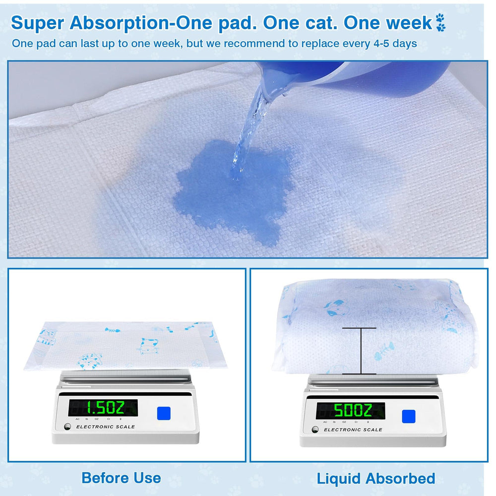 MED Cat Litter Pads odor control technology helps keep rooms fresher.
