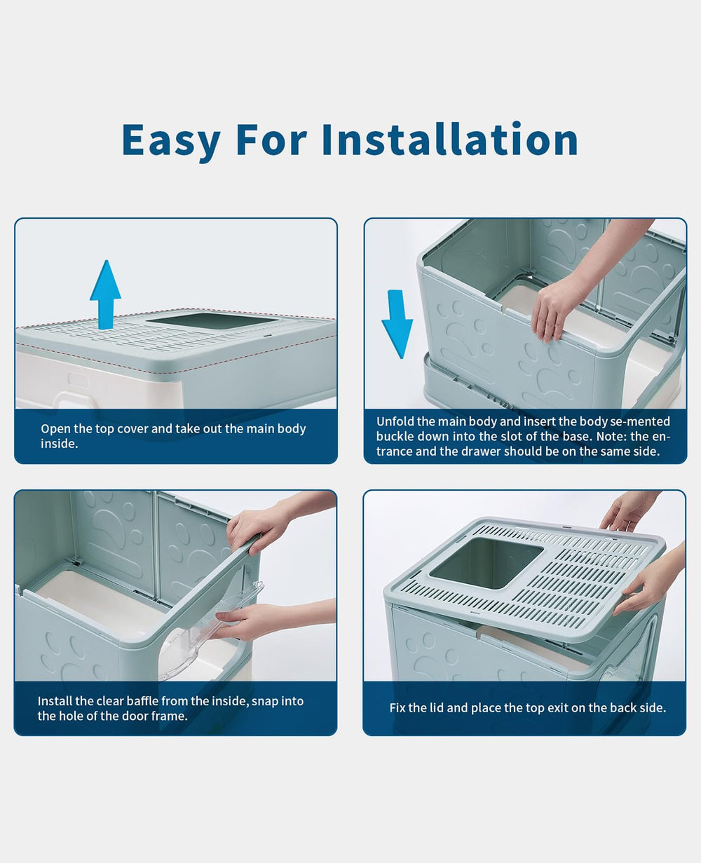 Medario litter mat PVC surface is easy to clean.