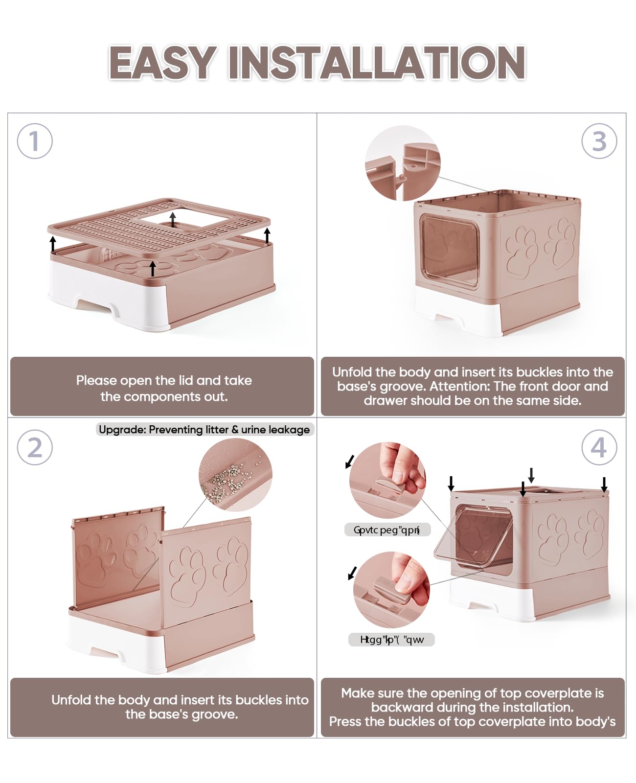 Medario easy-clean drawer and 2-in-1 scoop simplify maintenance.
