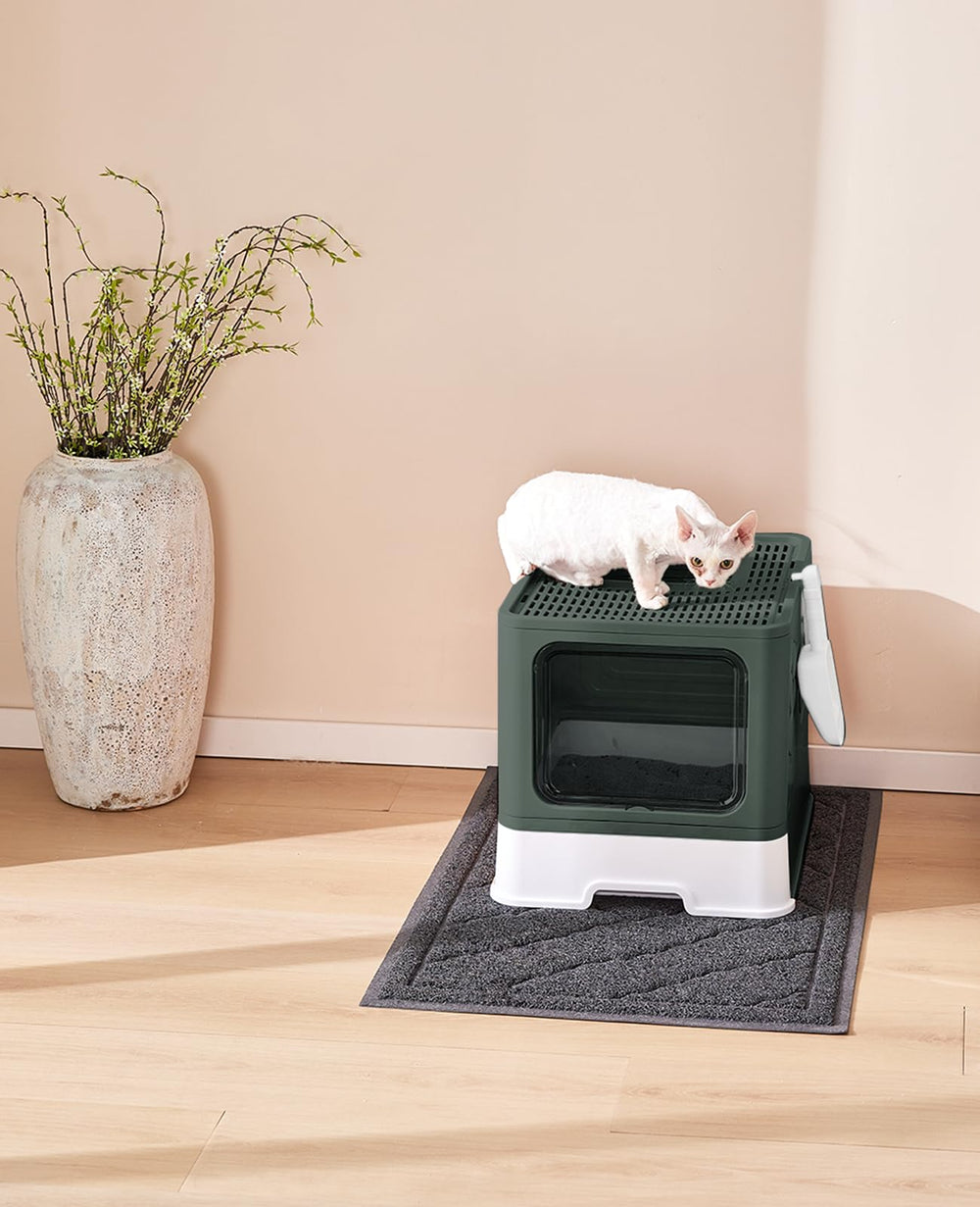 Medario travel-friendly litter box for home or trips.