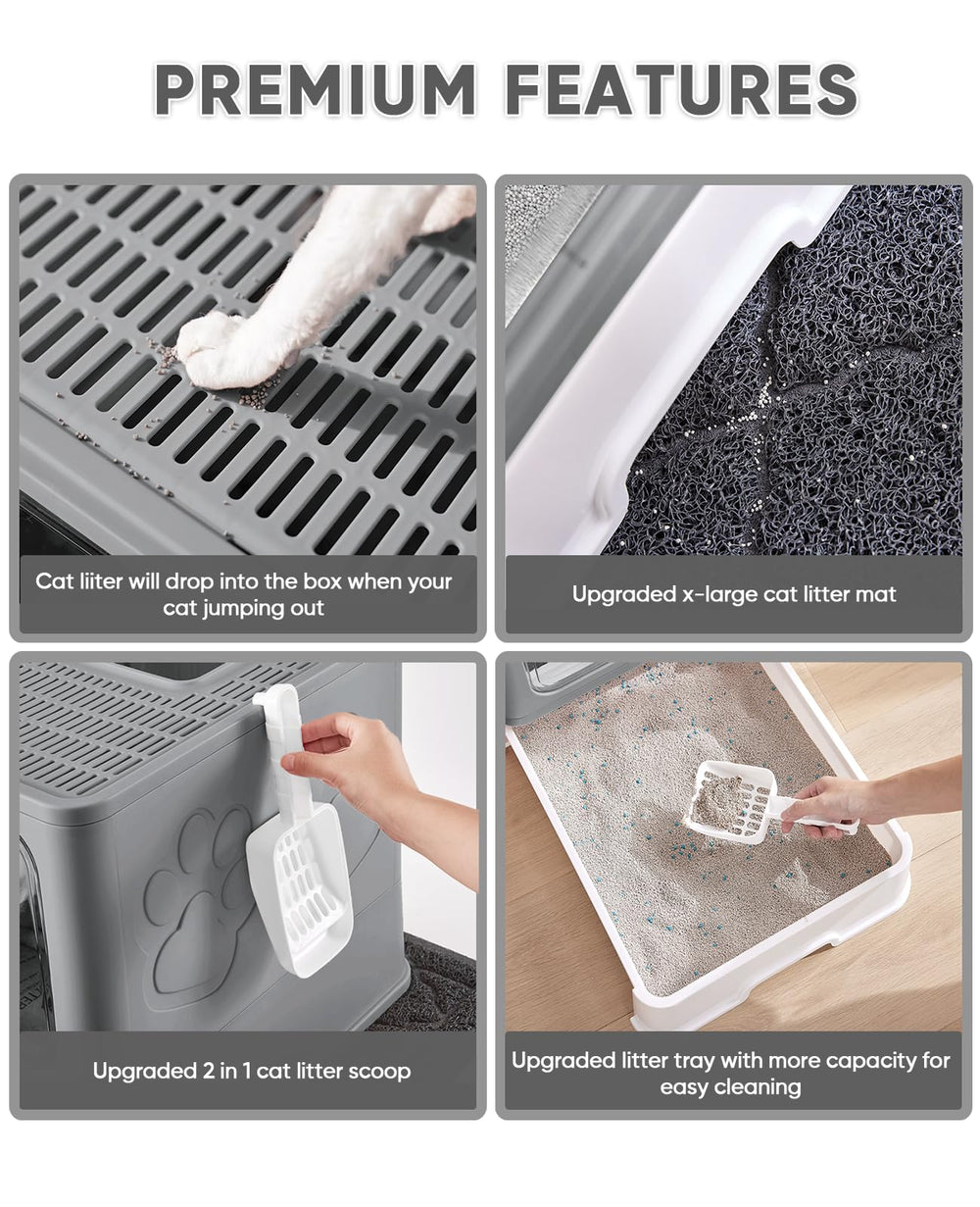 Medario X-Large litter mat PVC emphasizes absorbent surface under feeding areas.