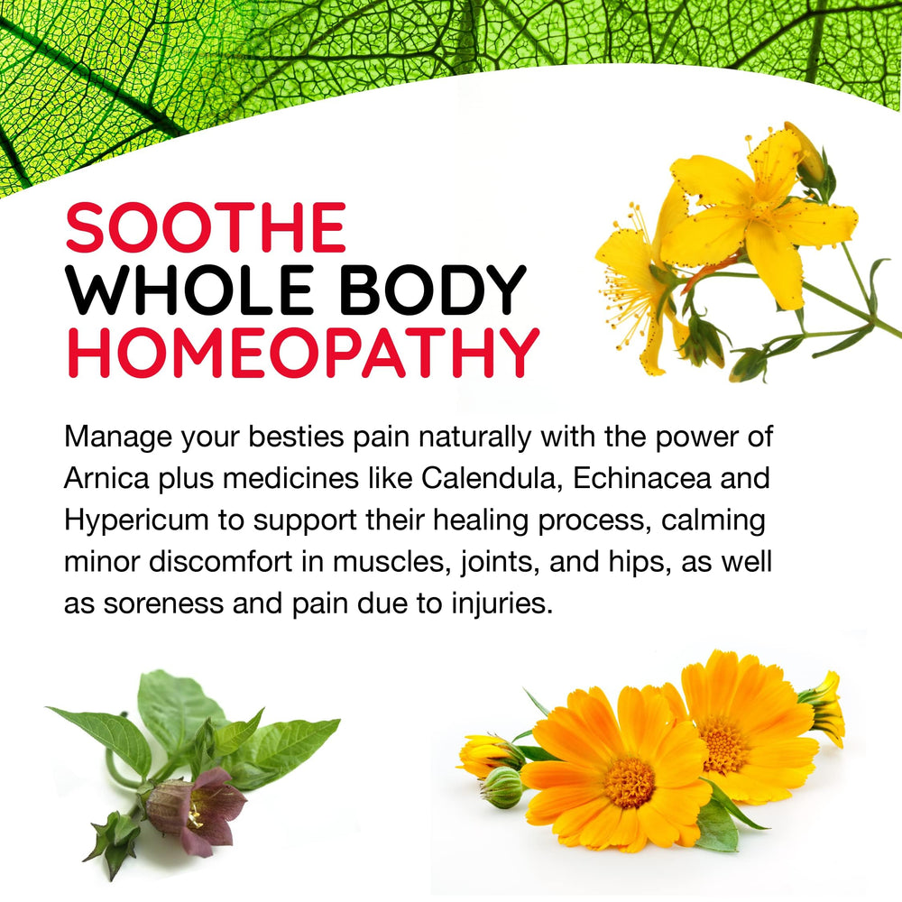 MediNatura T-Relief dissolves easily into snacks for simple dosing.