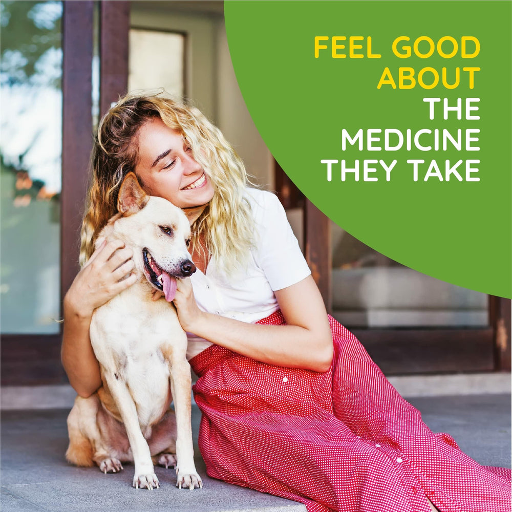 MediNatura T-Relief dosage label shows pet-specific guidance.