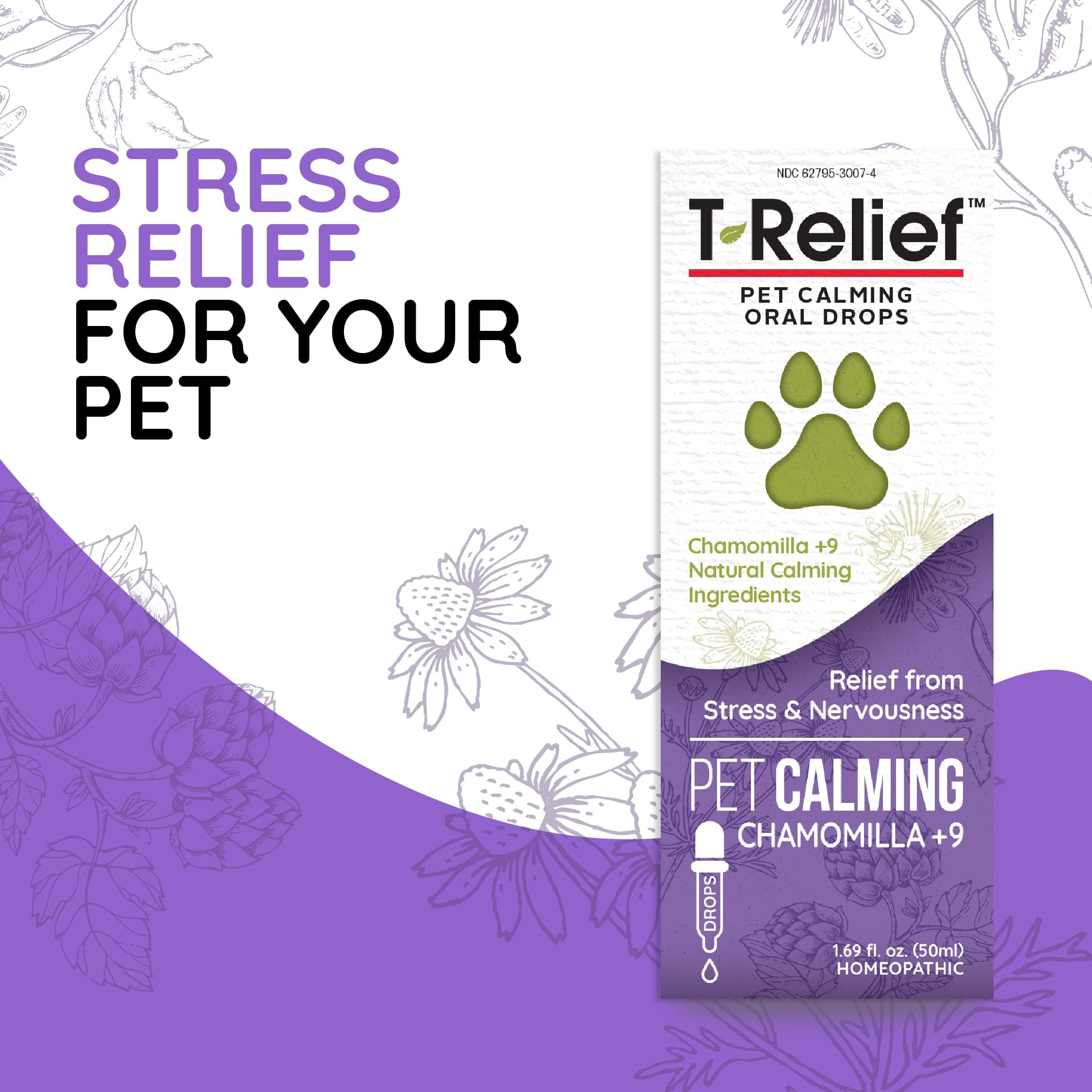 MediNatura T-Relief drops cat face shows feline nervousness relief