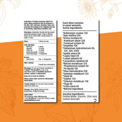 MediNatura T-Relief drops dropper pour showing easy mixing with meals