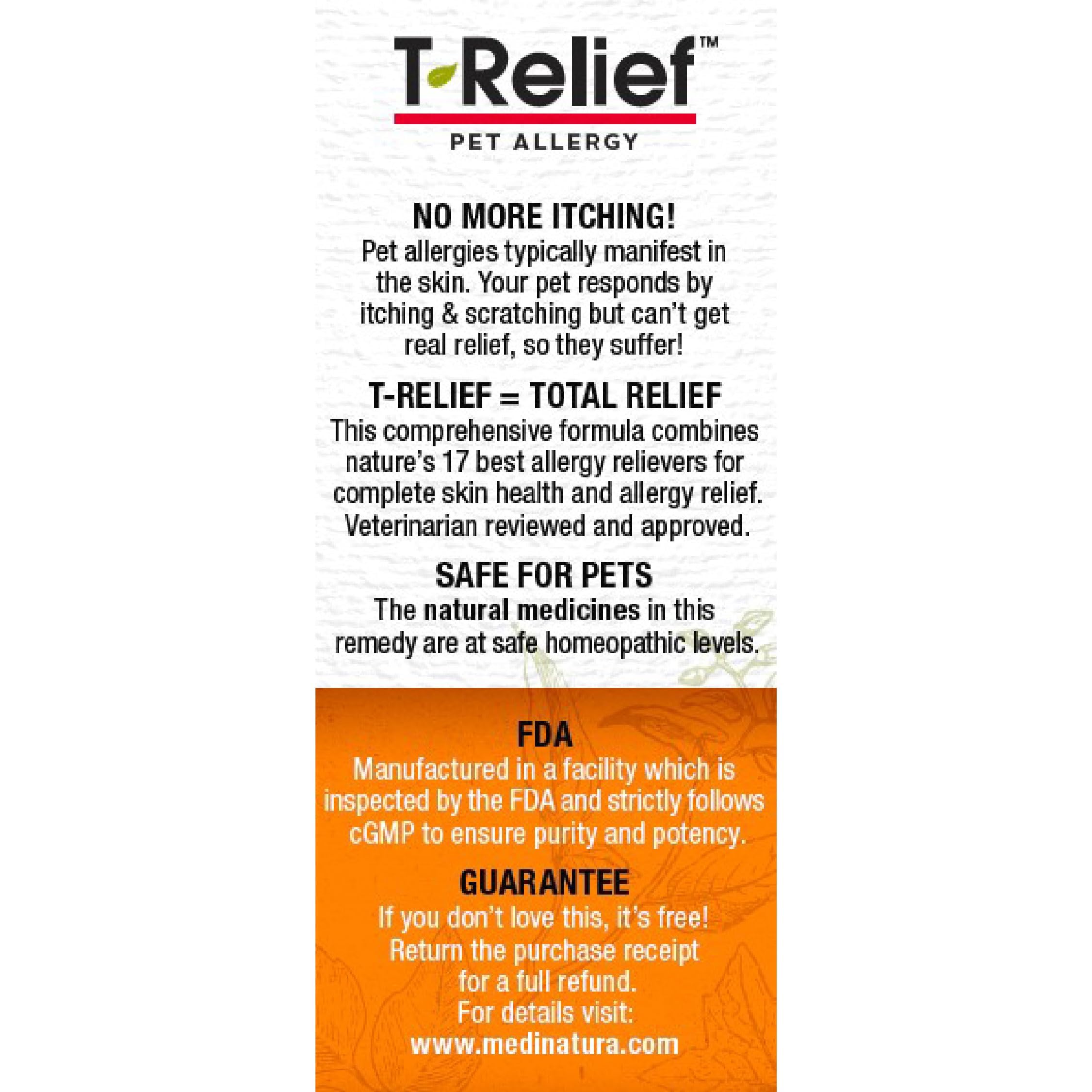 MediNatura T-Relief non-narcotic formula for pets