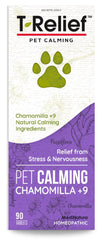 MediNatura T-Relief pet calming box image promoting natural calm during storms.