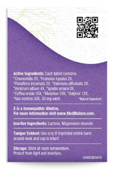 MediNatura T-Relief tablets closeup highlighting easy-to-dose pet supplement.