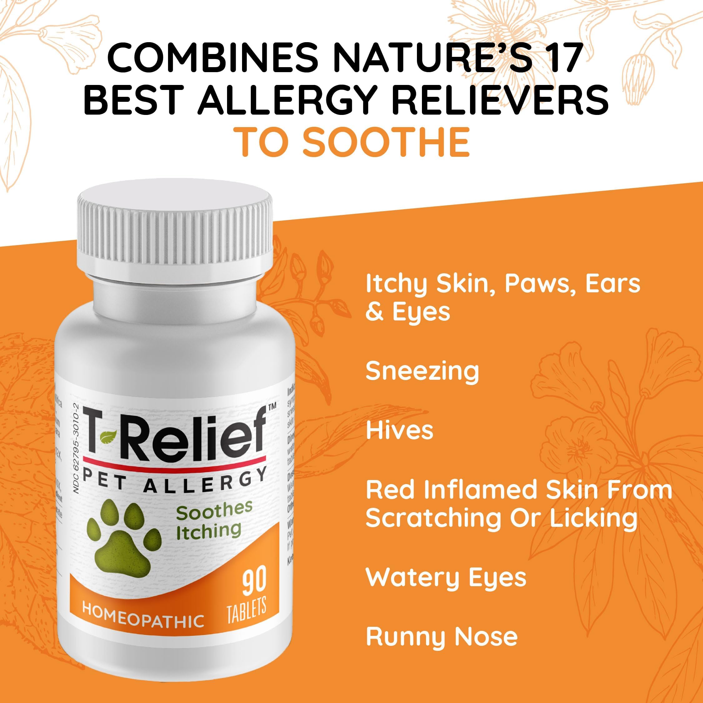 MediNatura T-Relief tablets dissolving in pet food