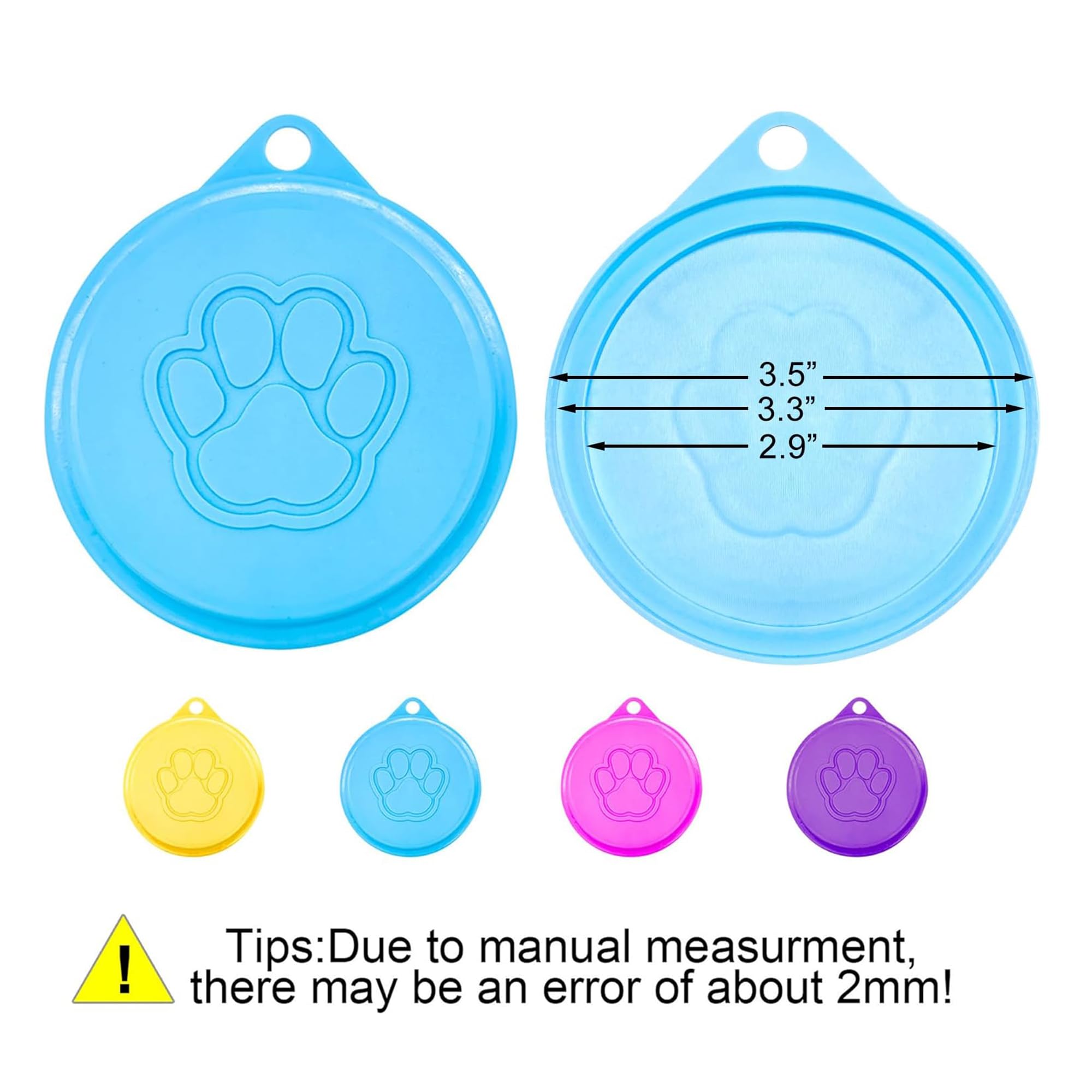 Medsuo 4-pack tin lids keeps your pet food organized in the pantry.