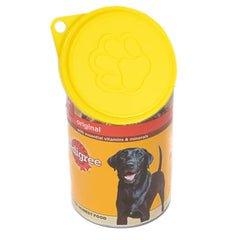 Medsuo blue lid fits a can, providing a secure, easy seal.
