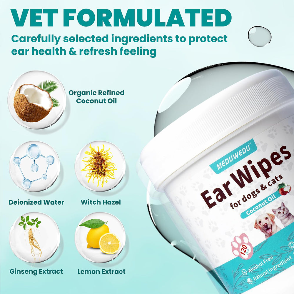 MEDUWEDU ear-wipes-deep-clean-fabric demonstrates textured surface for thorough ear debris removal